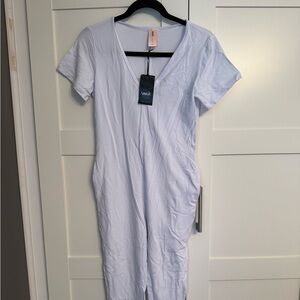 Smash + Tess white V-Neck Jumpsuit